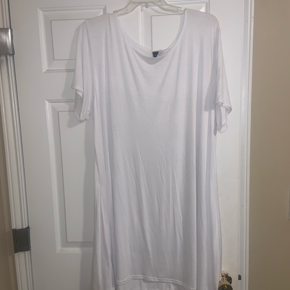All white summer dress